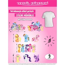 Ütü İle Yapışan Kıyafet Etiketi Pony 9lu Set Karışık