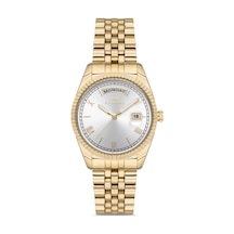 Ferro Fl21131a-b Quartz Çelik Altın Rengi 35 Mm Kadın Kol Saati Altın