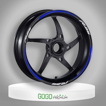 Reflektör Mavi Yamaha R25 Uyumlu 1 Set Jant Şeridi Çok Renkli