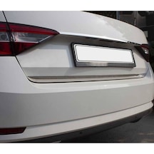 Skoda Süperb B3 Krom Bagaj Alt Çıta 2015-2020 Arası P.Çelik