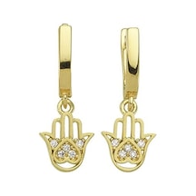 Goldkupe 14 Ayar Taşlı Altın Çocuk Küpe 1,87 Gr-1326