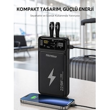 Powerbank Dahili Ekranlı 10000 Mah Çift Kablolu Yeni Nesil 3855796