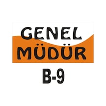 Iş Güvenliği Pvc Dekota Uyarı - Ikaz Levhası Genel Müdür Yazılı (261313450)
