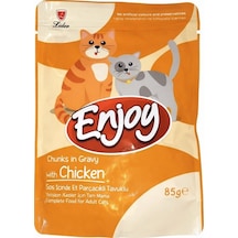 Enjoy Pouch Tavuklu Kedi Konservesi 85 Gr