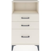 Arges Komodin Tek Raflı 3 Çekmeceli 60x30x106 Aytaşı-aytaşı Aytaşı