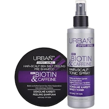 Urban Care Expert Biotin&Kafein Peeling Şampuan 200 ML + Dökülme Karşıtı Sprey Tonik 200 ML