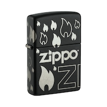 Zippo Monochrome Blaze Dizayn Çakmak Siyah