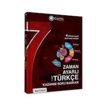 Çanta Yayınları 7.Sınıf Türkçe Zaman Ayarlı Kazanım Soru Bankası (552042209)