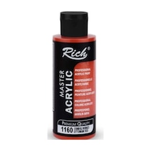 Rich Akrilik Boya Master 120 Cc Osmanlı Kırmızı 120-1160 Çok Renkli