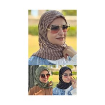 Aldaıyr 3 Adet - Jakarlı Caz Eşarp 120 X120 Pamuk Çok Renklig03-4