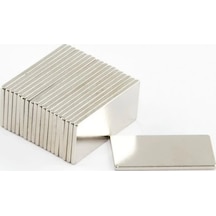 Zenvia 5 Adet 15x10x1.5 Mm Köşeli Neodyum Mıknatıs N35 Magnet Dayanıklı Nikel Kaplama Znv2026