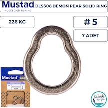 Mustad Demon Dlss08 Solid Ring Armut Halka 5 226kg 7 Adet
