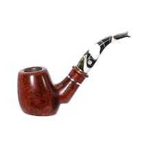 Şahin Outdoor 5 Yıldız 9mm. Filtreli Akrilik Saplı Pipo 260202