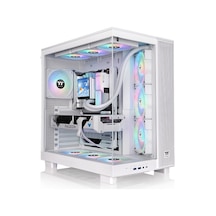 Thermaltake View 380xl Temperli Cam 4x120mm Usb 3.0 Beyaz Argb Akak0thr0004