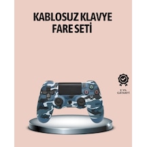 Mey İthalat Bluetooth Kablosuz Ps4 Gamepad Çift Motorlu Siyah Controller