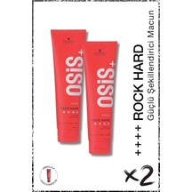 Osis Rock Hard Ultra Güçlü Şekillendirici Macun 150ml X 2 Adet / Kalıcı Tutuş Krem Parlaklık Jeli