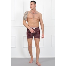 Akbeniz Erkek Penye Boxer 40083-Kiremit