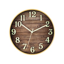 Yaratıcı Işıklı Duvar Saati, 30 Cm Diğer