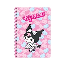 Kuromi A4 80 Yp Çizgili Spr.karton Kapak Defter - Pembe Çok Renkli