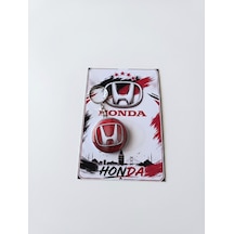 2 Adet Şişe Açacaklı Honda Anahtarlık Kartpostallı Hediyelik