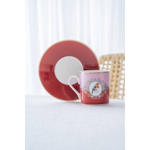Acar Candy 6 Kişilik Porselen Kahve Fincan Takımı - 90 Ml Renkli