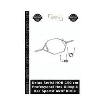 Delux Serisi Hob-150 Cm Profesyonel Hex Olimpik Bar Sportif Aktif Birlik
