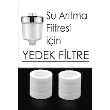 2'li Yedek Su Arıtma Filtreleri Yalnızca Filtreli Arıtma Aparatı İçin Uyumlu Filtrelerdir Beyaz