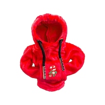 Suntek Yumuşak Peluş Noel Hoodie Vites Topuzu Kapağı Şeker Kamışı