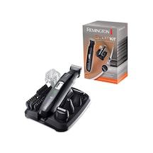 Remington Groomkit Pg6130, Yüz Ve Vücut Kılı Için Şekillendirme Seti, 4 Çıkarılabilir Başlık, Siyah / Gri