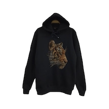 Kaplan Baskılı Çocuk Sweatshirt Siyah