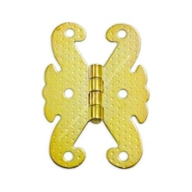 Kelebek Menteşe Metal 32 40mm Sarı 2 Adet Ahşap