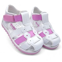Beebron Ortopedik Kız Bebek Sandaleti Kbgcm2406 Beyaz Pembe