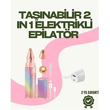 8000 Rpm Taşınabilir Epilatör Kaş Düzeltici Ve Dudak Epilatörlü Pille Çalışan Mh-hs7275-3326