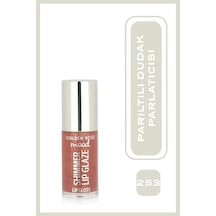 Mood Shimmer Lip Glaze Lipgloss No:253 Sunset Glaze - Renkli Dudak Parlatıcısı