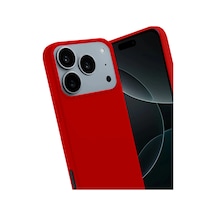 Apple iPhone Uyumlu - 17 Pro First Silikon - Kırmızı