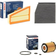 Bosch Filtre Bakım Seti Mercedes A Serisi A200 W176 2012-2018 Benzin Hava + Yağ F. + Polen Filtre Bosch