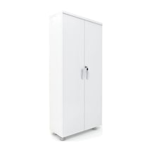 Modüler Dünyası Tam Kapak Kitaplık Dosya Dolabı Beyaz - 80X38X188 Beyaz