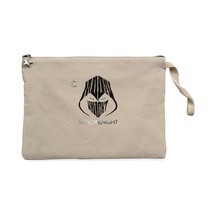 Moon Knight Logo Krem  Clutch Astarlı Cüzdan / El Çantası Krem