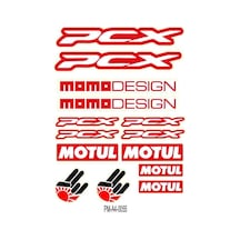 Pcx Uyumlu A4 Çoklu Sticker Seti 04 Diğer