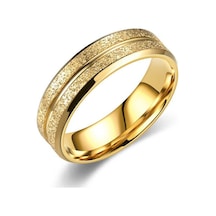 Altın Yeni Ürün Kişiselleştirilmiş Titanyum Çelik Yüzük Çift Yüzük Mizaç Çok Yönlü Trendy Aksesuarlar 13