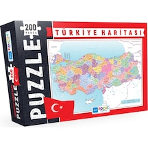 200 Parça Puzzle - Türkiye Haritası Kutulu Puzzle