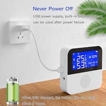 Pazly Tuya Wifi Sıcaklık/nem Sensörü: Uzaktan Kontrol, Akıllı Ev, Alexa & Google Home Uyumlu