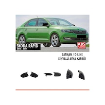 Rapid Batman Ayna Kapağı Piano Black / 2015-2017 Sinyalli