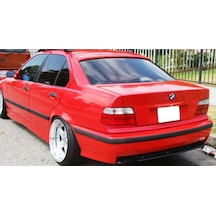 Bmw E36 1992-1998 4 Kapı Cam Üstü Spoiler-fiber-astarlı-boyasız