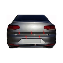 Volkswagen Passat Formlu Krom Bagaj Alt Çıtası 2014 Üzeri N11.16427