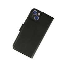 Apple iPhone  Uyumlu-  14 Plus Kılıf Trend S Plus Kapaklı Kılıf - Siyah