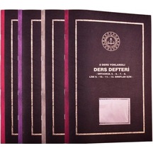 Gülpaş Ders Defteri Yoklamalı Plastik Kapak 8.ders 25x35 384 Çok Renkli