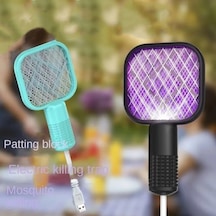 Elekikli Sineklik Mini Böcek Raket Uv Işık Elekik Çarpması Yaz Fly Swatters Açık White