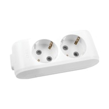 Viko Multi-let 2'li Grup Priz Topraklı Çocuk Korumalı Klemensli Beyaz - 90113200