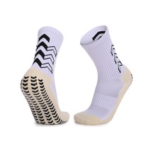 Yuntech01 Futbol Ve Spor Çorapları - Nem Emici, Kaymayan Tabanlı, Orta Boy, Beyaz 1 Çift Beyaz